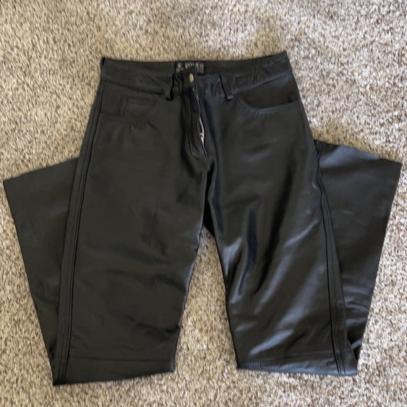 Kookie high rise biker leather pants size M. Excellent condition. - Picture 2 of 5